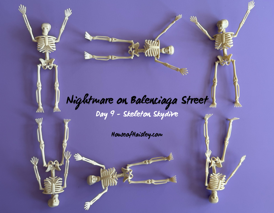 Nightmare on Balenciaga Street: Day 9 – Skeleton Skydive